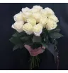 Букет из 15 белых эквадорских роз 