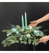 Подсвечник из нобилиса  &laquo;Ледяная акварель&raquo;