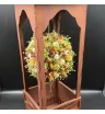 Композиция из сухоцветов в декоративном фонаре &laquo;Ключ от уюта&raquo;