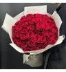 51 красная Роза Эквадор в букете