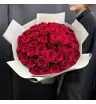 51 красная Роза Эквадор в букете