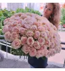 Букет из 101 розовой эквадорской розы &laquo;Афина&raquo;
