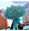 букет из бирюзовой гипсофилы.