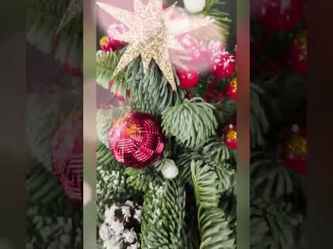 Композиция из нобилиса с новогодним декором &laquo;Зимняя сказка&raquo;